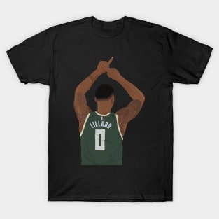 Damian Lillard digital illustration T-Shirt